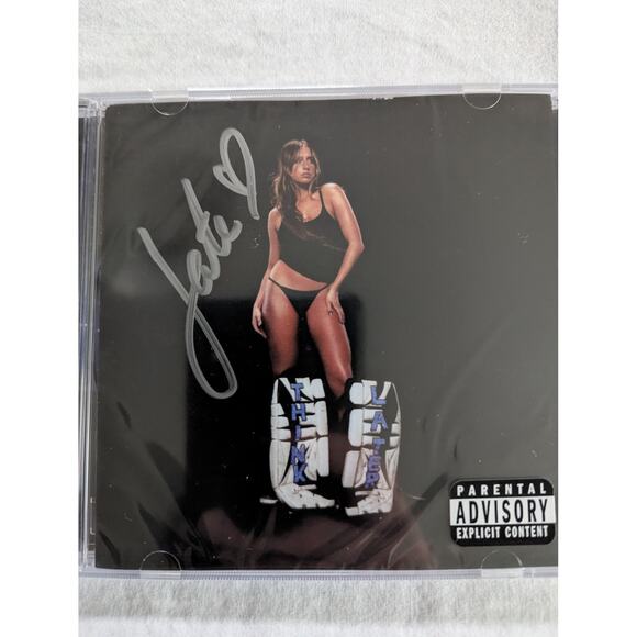 Tate Mcrae Signed Think Later CD Sealed New Autographed Silver - Picture 2 of 9